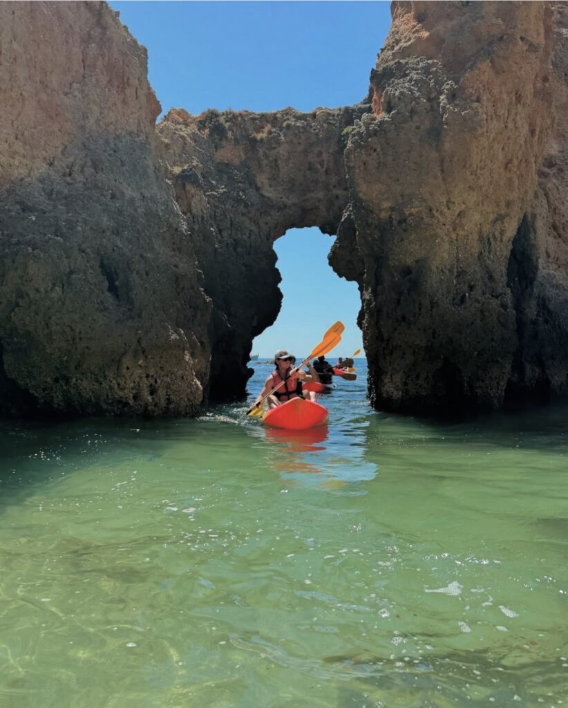 Traditional boat and kayak tours in Alvor Algarve near Benagil caves